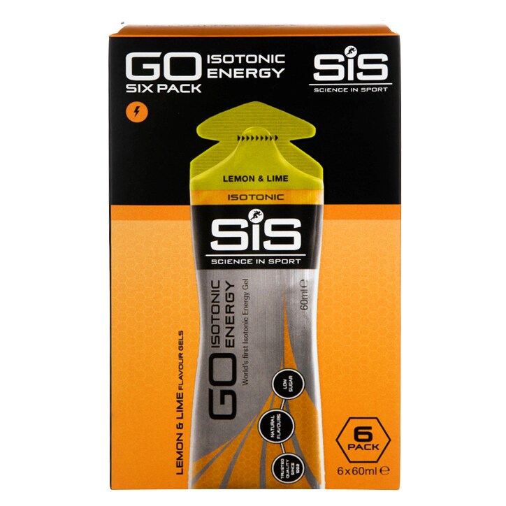 SiS GO Isotonic Energy Gel Lemon & Lime 6 x 60ml-1