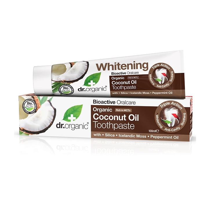 Dr Organic Coconut Oil Toothpaste 100ml-1