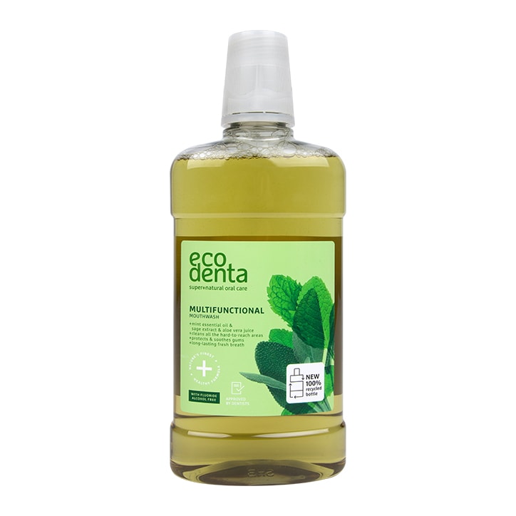 Ecodenta Multifunctional Mouthwash with Mint Oil 500ml-1