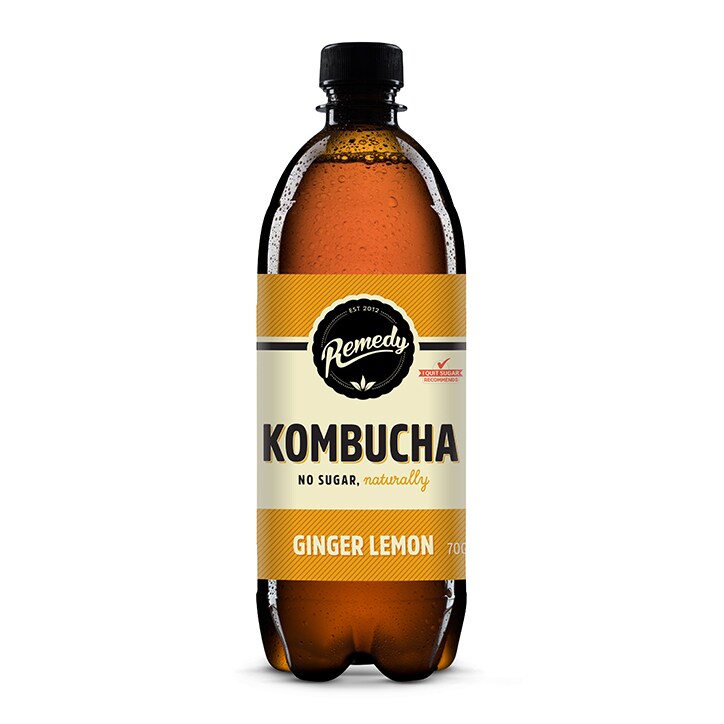 Remedy Kombucha Ginger Lemon 700ml-1