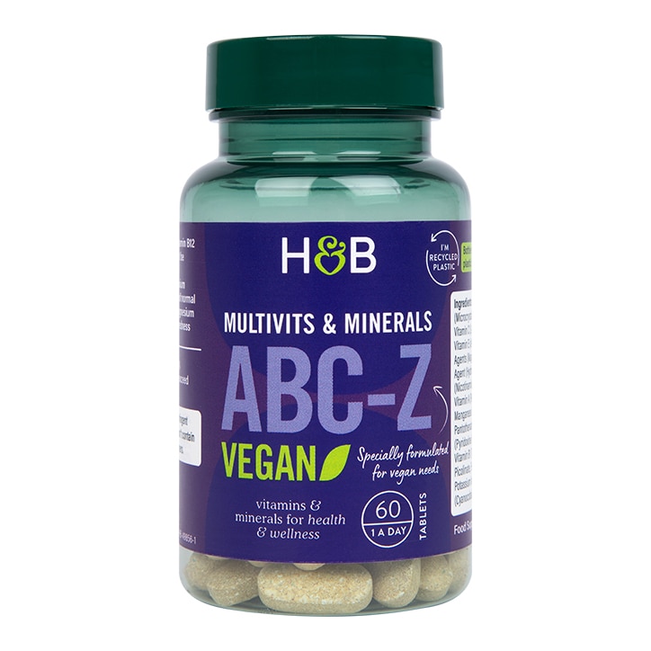 Holland & Barrett ABC to Z Vegan Multivitamins 60 Tablets-1