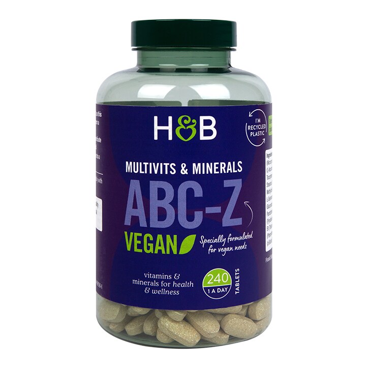 Holland & Barrett ABC to Z Vegan Multivitamins 240 Tablets-1