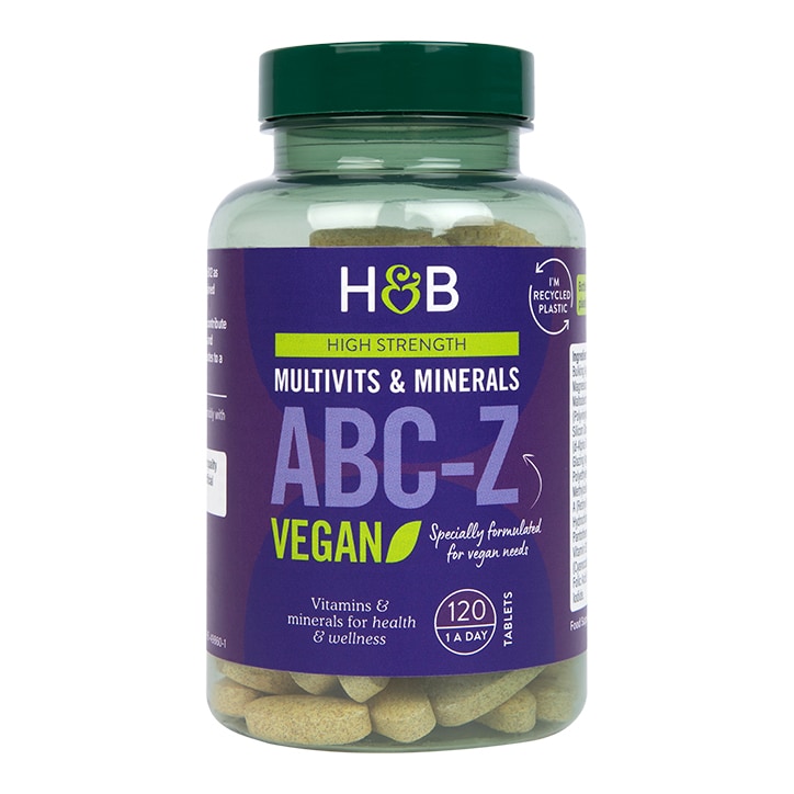 Holland & Barrett High Strength ABC to Z Vegan Multivitamins 120 Tablets-1