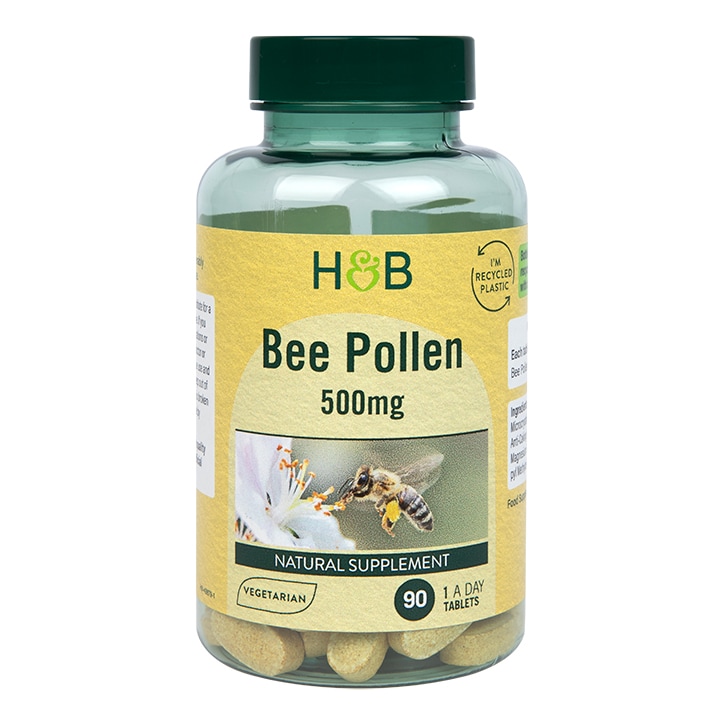 Holland & Barrett Bee Pollen 500mg 90 Tablets-1
