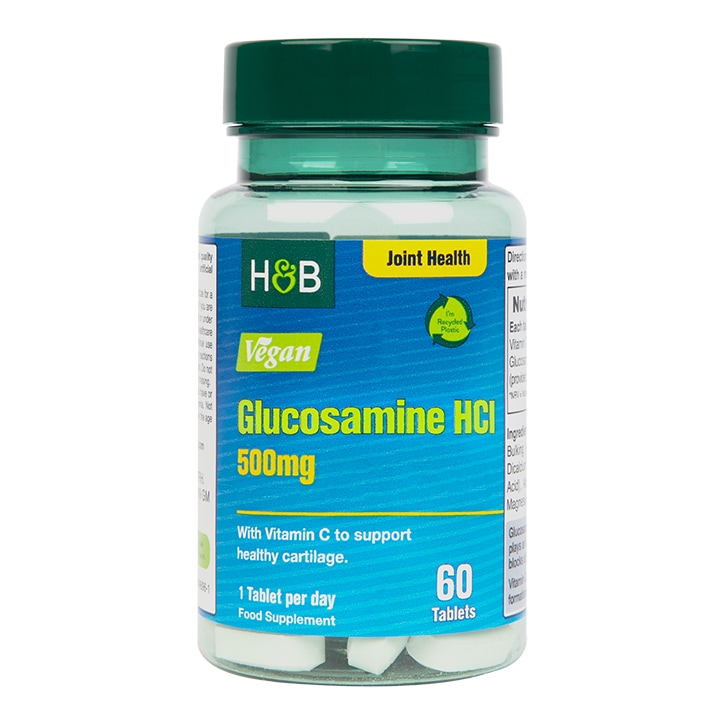 Holland & Barrett Vegan Glucosamine 500mg 60 Tablets-1