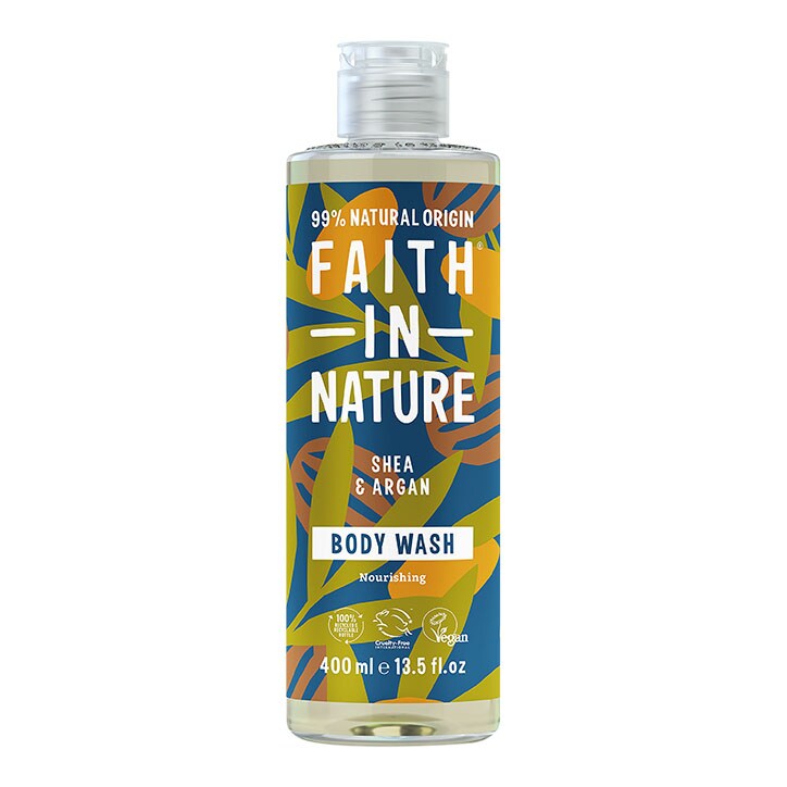 Faith in Nature Shea & Argan Body Wash 400ml-1