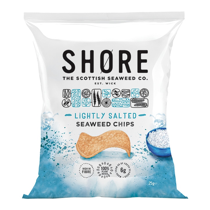 Shore Seaweed Lightly Salted Seaweed Chips 25g-1