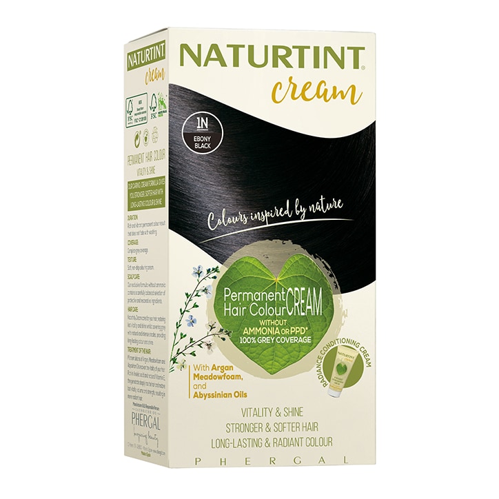 Naturtint Permanent Hair Colour Cream 1N (Ebony Black)-1