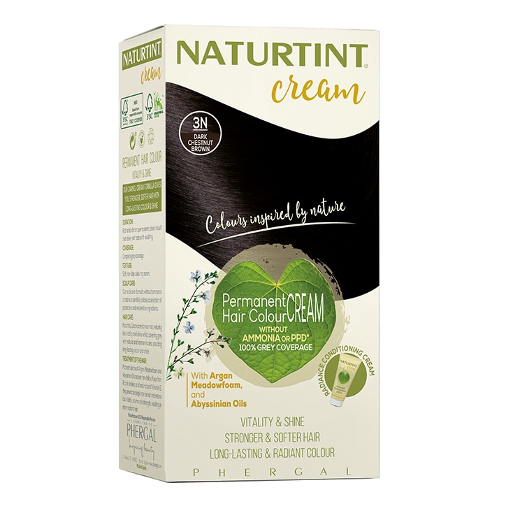 Naturtint Permanent Hair Colour Cream 3N (Dark Chestnut Brown)-1