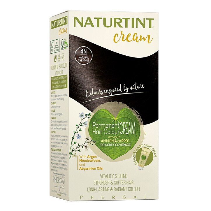 Naturtint Permanent Hair Colour Cream 4N (Natural Chestnut)-1