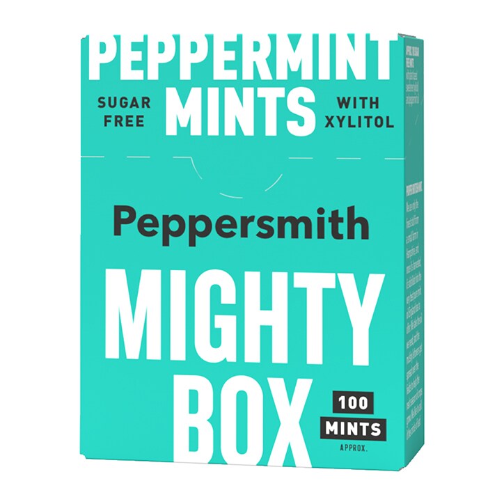 Peppersmith Sugar Free Peppermint Mints (Mighty Box) 60g-1
