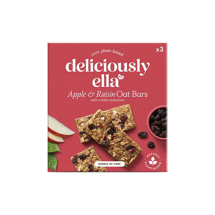 Deliciously Ella Apple Raisin & Cinnamon Oat Bar Multipack 3 x 50g-1