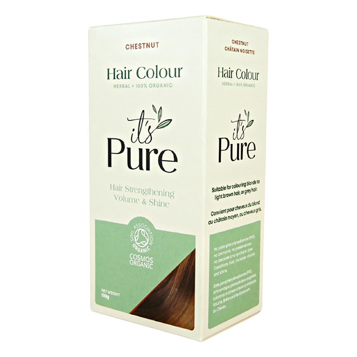 It's Pure Organic Herbal Hair Colour Chestnut 110g-1