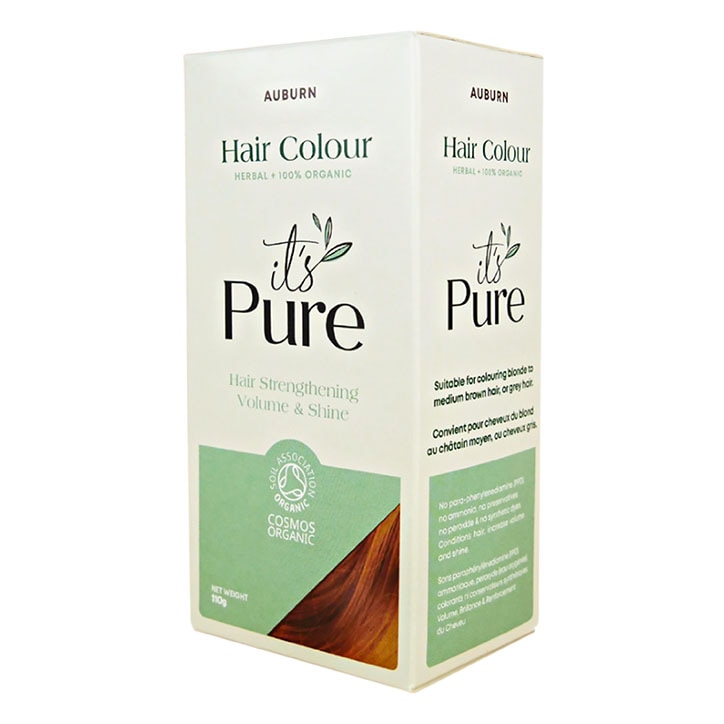 It's Pure Organic Herbal Hair Colour Auburn 110g-1