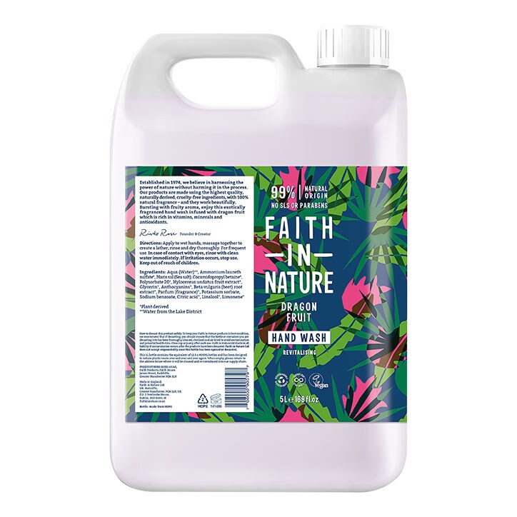 Faith in Nature Dragon Fruit Hand Wash 5 Litre-1
