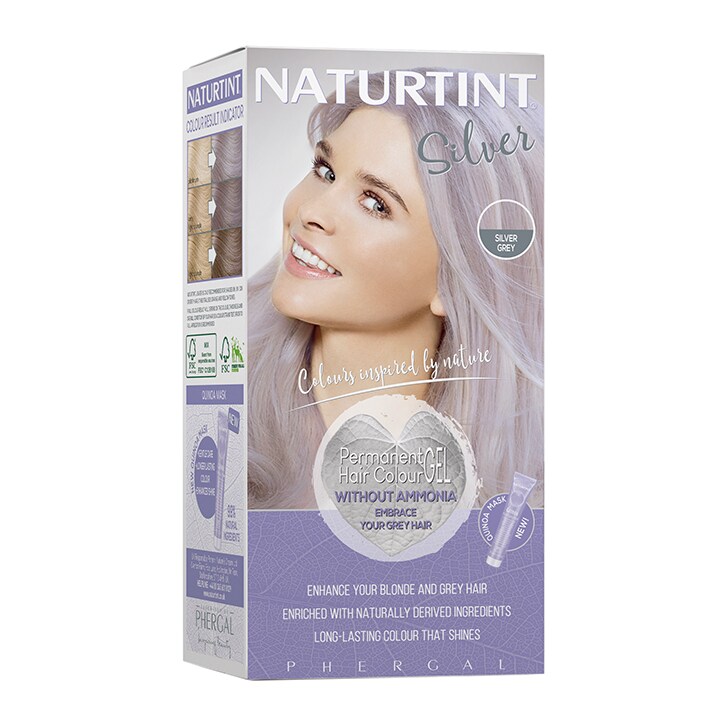 Naturtint Permanent Hair Colour Silver - Silver Grey 170ml-1