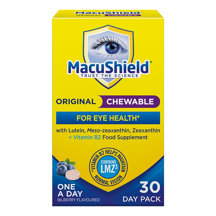 MacuShield Original Formula Bilberry Flavour 30 Chewables-1