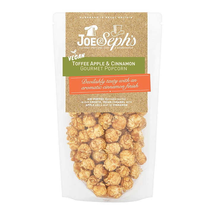 Joe & Seph's Toffee Apple & Cinnamon Vegan Popcorn 80g-1