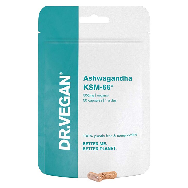 DR.VEGAN Ashwagandha KSM-66 500mg 30 Capsules-1