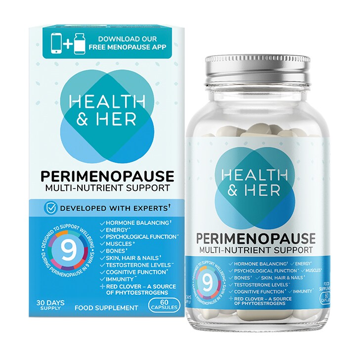 Health & Her Perimenopause Multi Nutrient Supplement 60 Capsules-1