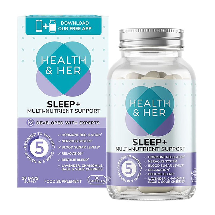 Health & Her Sleep+ Multi Nutrient Supplement 30 Capsules-1