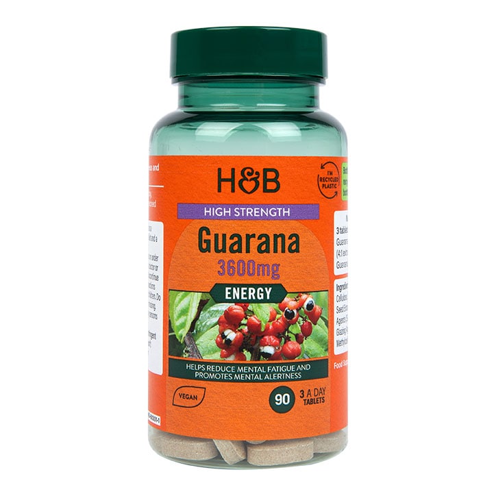 Holland & Barrett High Strength Guarana 90 Tablets-1