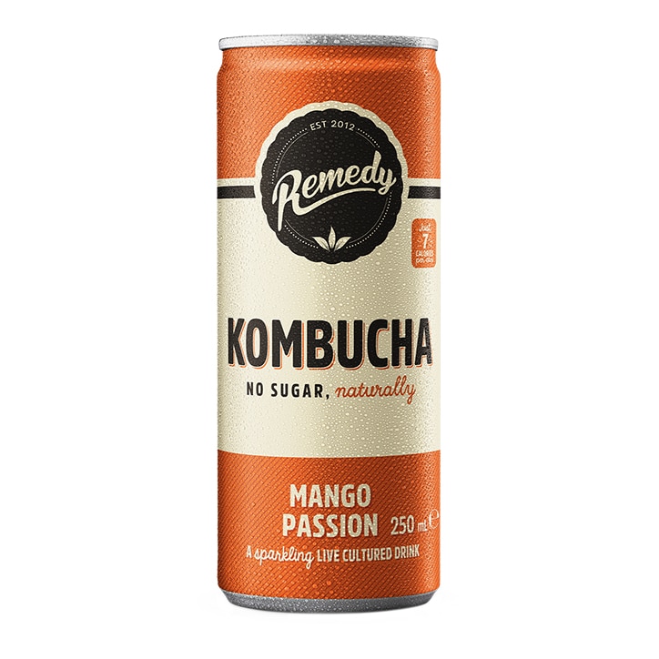 Remedy Kombucha Mango Passion 250ml-1
