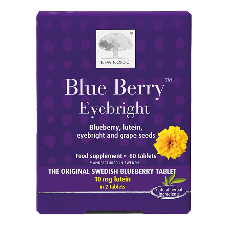 New Nordic Blue Berry Eyebright 60 Tablets-1
