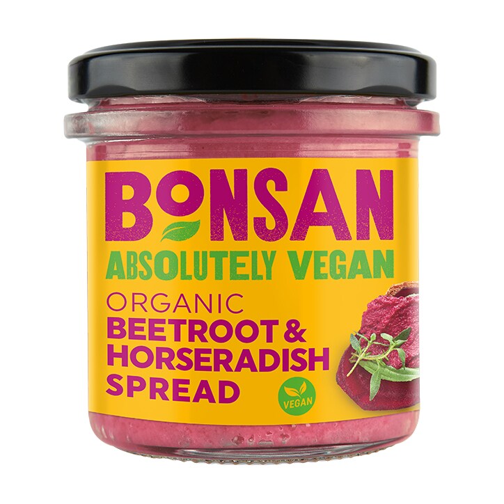 Bonsan Beetroot & Horseradish Spread 130g-1