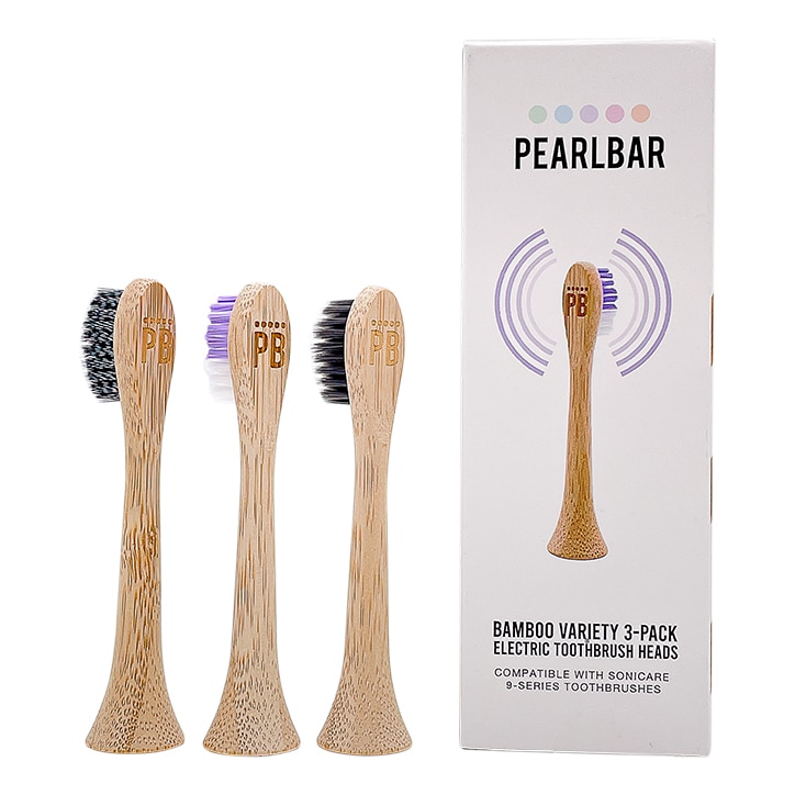 Pearl Bar Bamboo Sonicare 9-Series 3-Pack Electric Toothbrush Heads-1