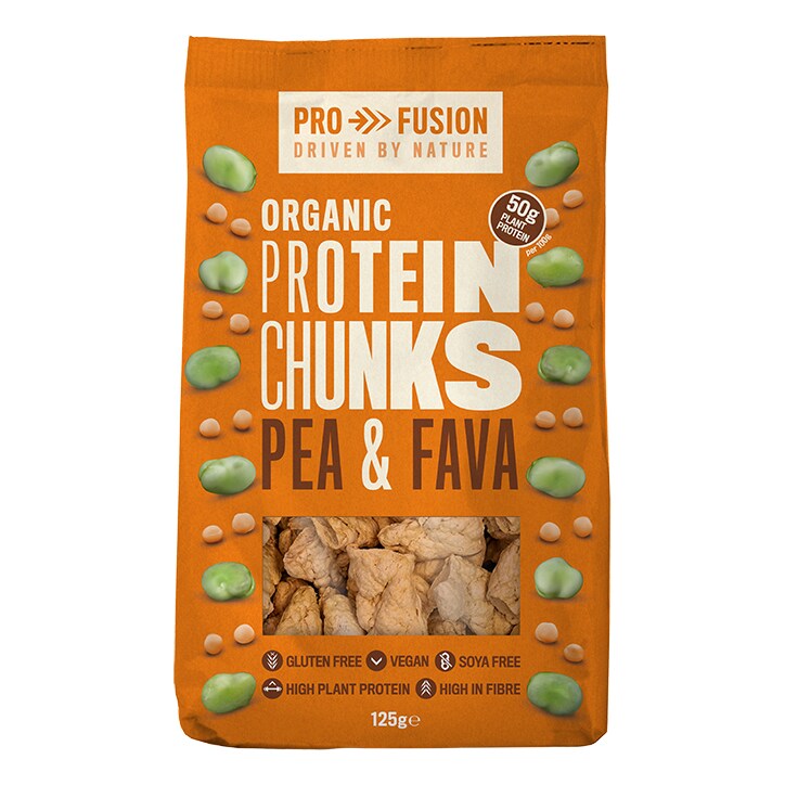 Profusion Organic Protein Chunks Pea & Fava 125g-1