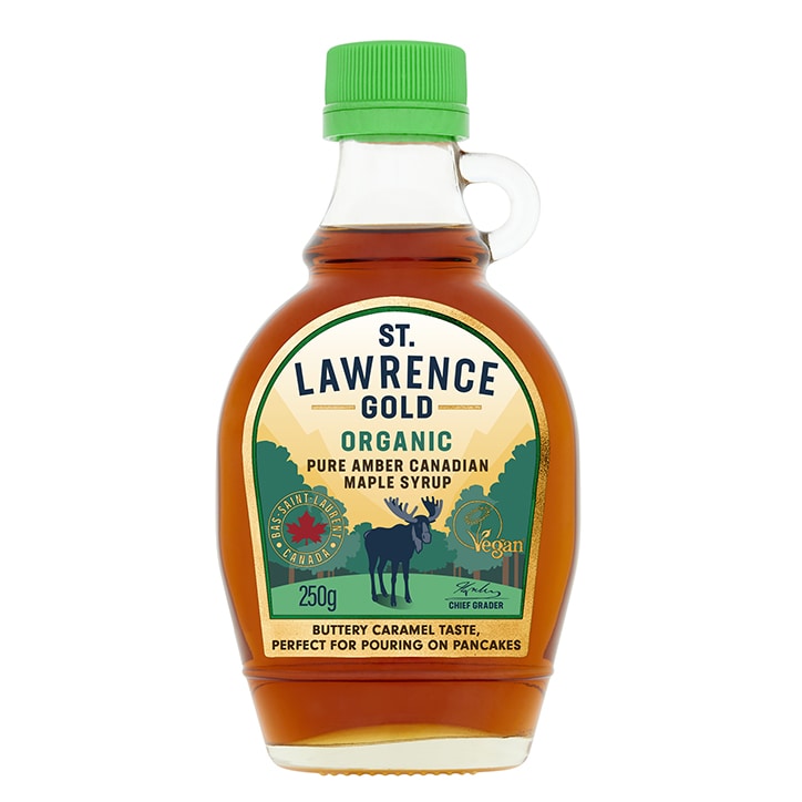 St Lawrence Organic Amber & Rich Maple Syrup 250g-1