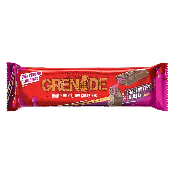 Grenade Peanut Butter & Jelly Protein Bar 60g-1