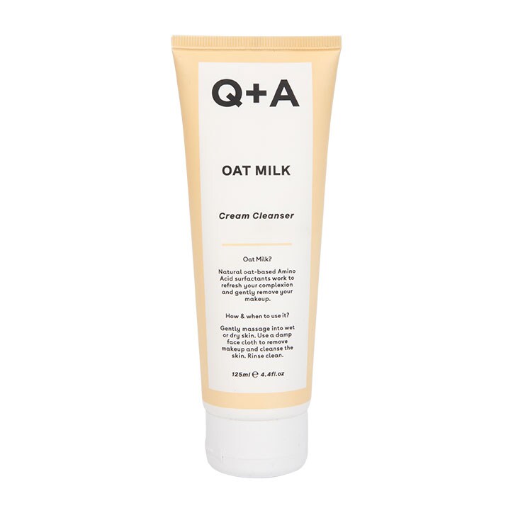 Q+A Oat Milk Cream Cleanser 125ml-1