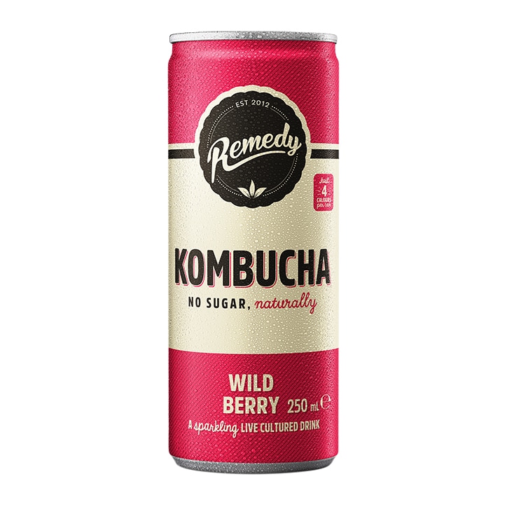 Remedy Kombucha Wild Berry 250ml-1