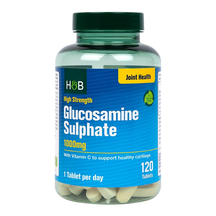 Holland & Barrett Glucosamine Sulphate 1000mg 120 Tablets-1