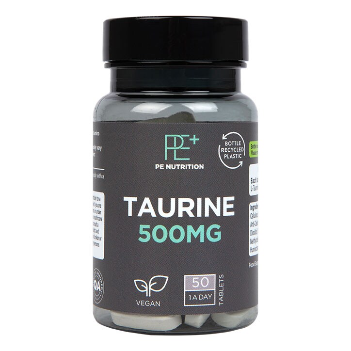 PE Nutrition Taurine 50 Tablets 500mg-1
