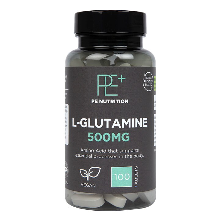 PE Nutrition L-Glutamine 500mg 100 Tablets-1