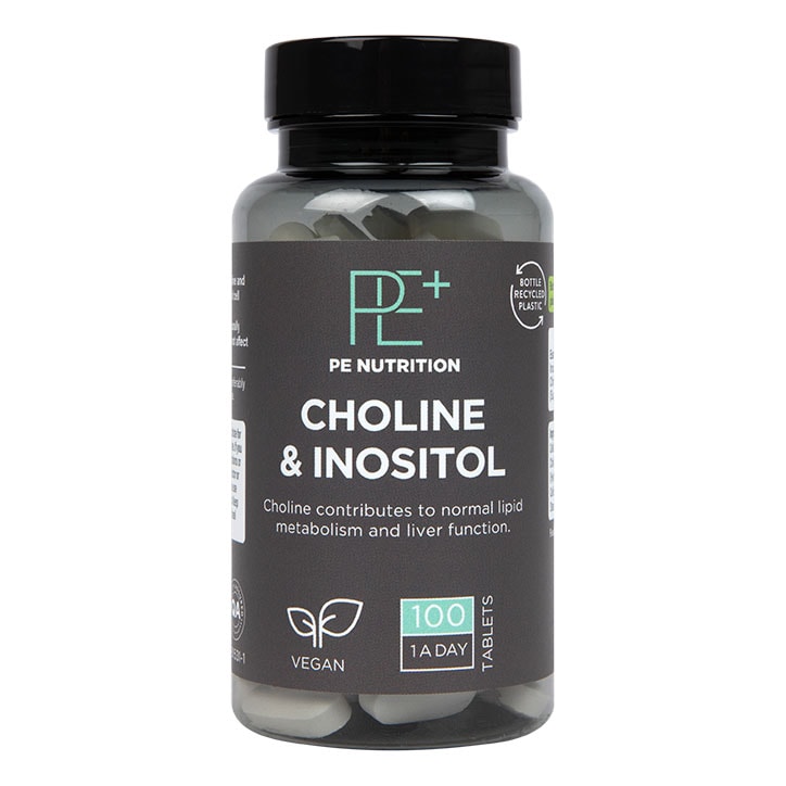 PE Nutrition Choline & Inositol 100 Tablets-1