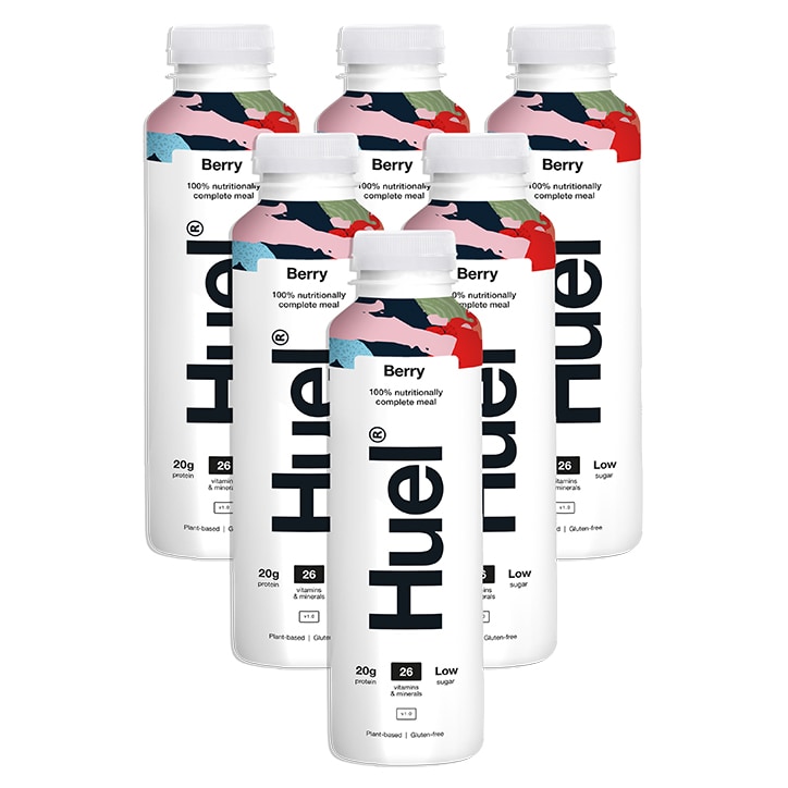 Huel 100% Nutritionally Complete Meal Berry 6 x 500ml-1