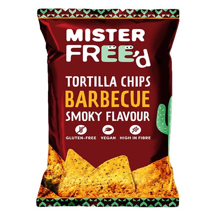 Mister Free'd Tortilla Chips Barbeque Smoky Flavour 40g-1