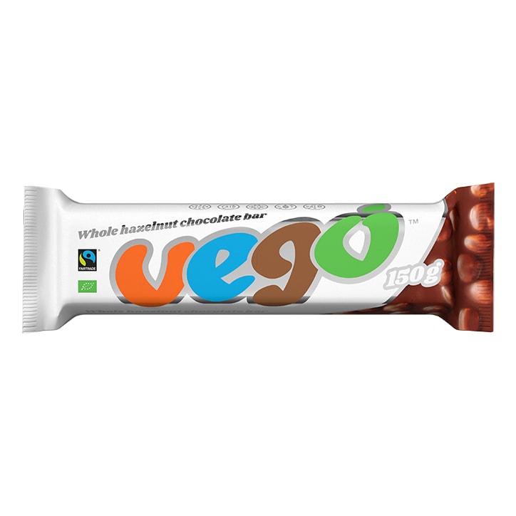 Vego Whole Hazelnut Chocolate Bar 150g-1