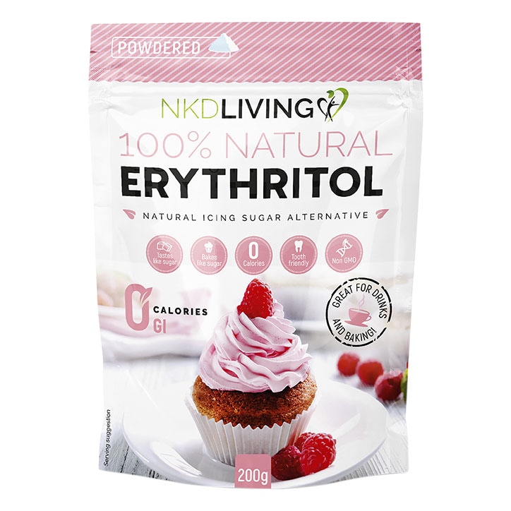 NKD Living Erythritol Powdered Natural Icing Sugar Alternative 200g-1
