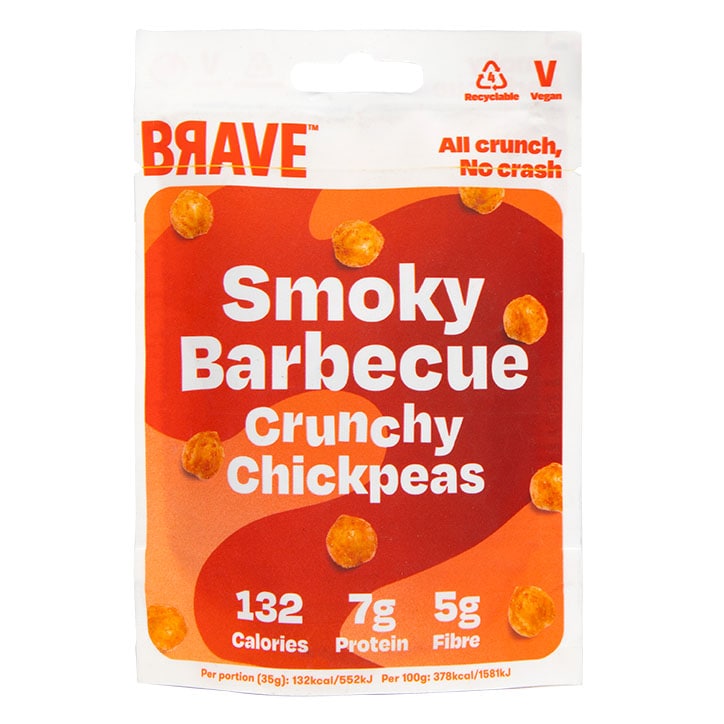 BRAVE Crunchy Chickpeas Smoky Barbecue 35g-1