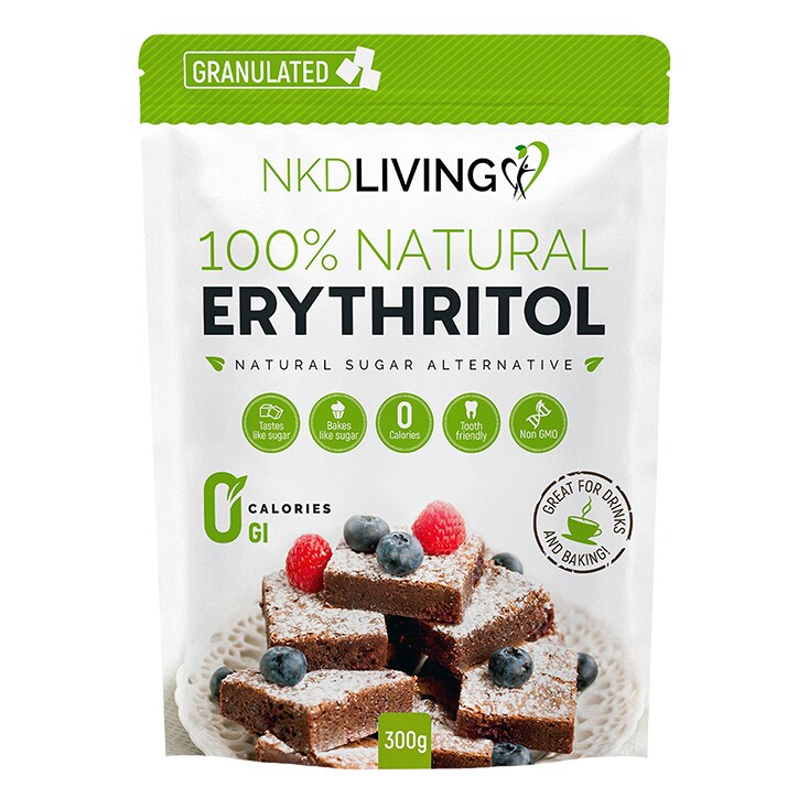 NKD Living Erythritol Granulated Natural Sugar Alternative 1kg-1