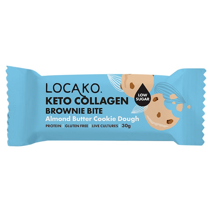 Locako Keto Collagen Brownie Bite Almond Butter Cookie Dough 30g-1