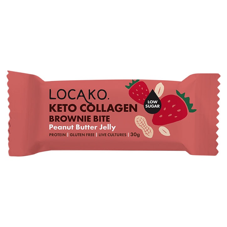 Locako Keto Collagen Brownie Bite Peanut Butter Jelly 30g-1