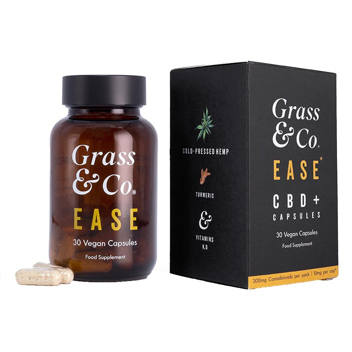 Grass & Co. EASE CBD+ 30 Vegan Capsules-1