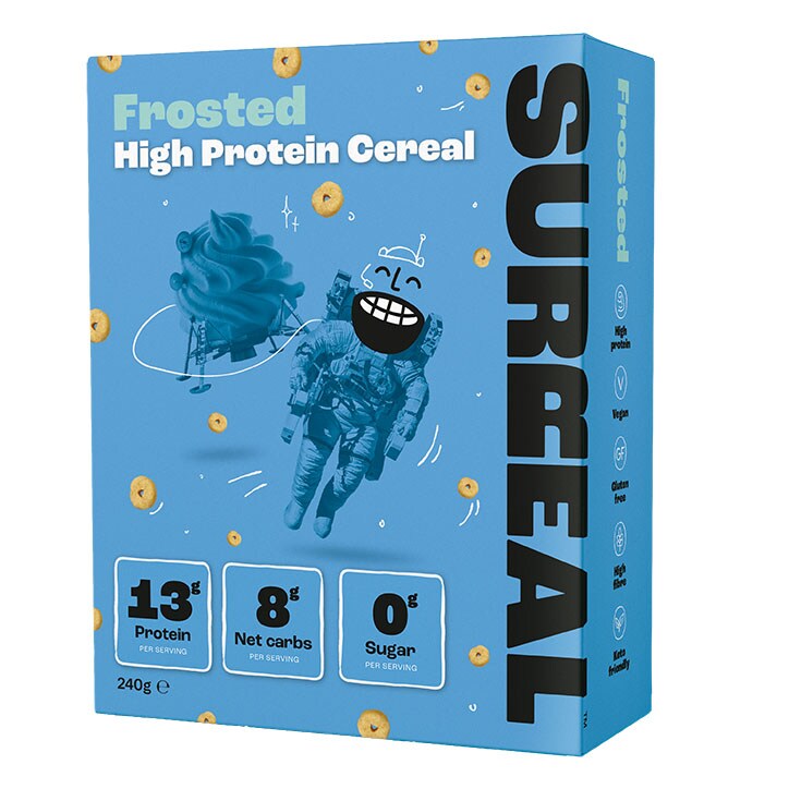 Surreal High Protein Cereal Frosted 240g-1