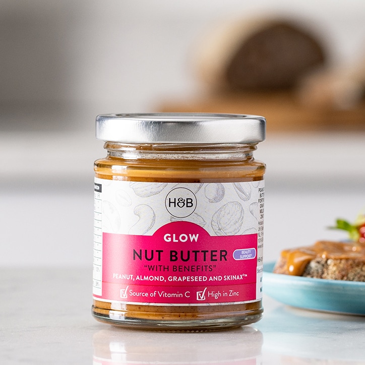 Holland & Barrett Glow Nut Butter with Benefits 180g-1